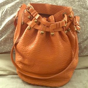 Authentic Alexander Wang Diego belted bucket bag
